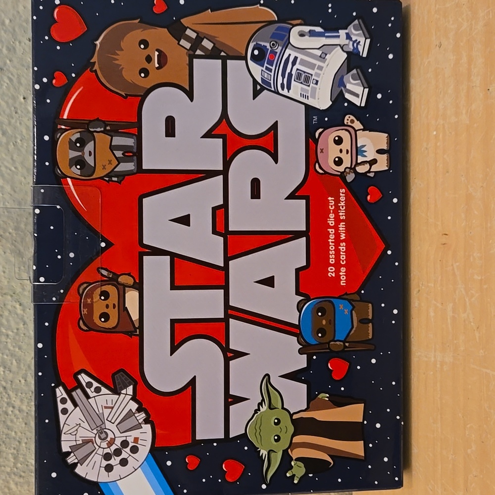 Papyrus-Star Wars NEW SEALED Valentines-Disney-Yoda-R2D2-Chewy-Ewok